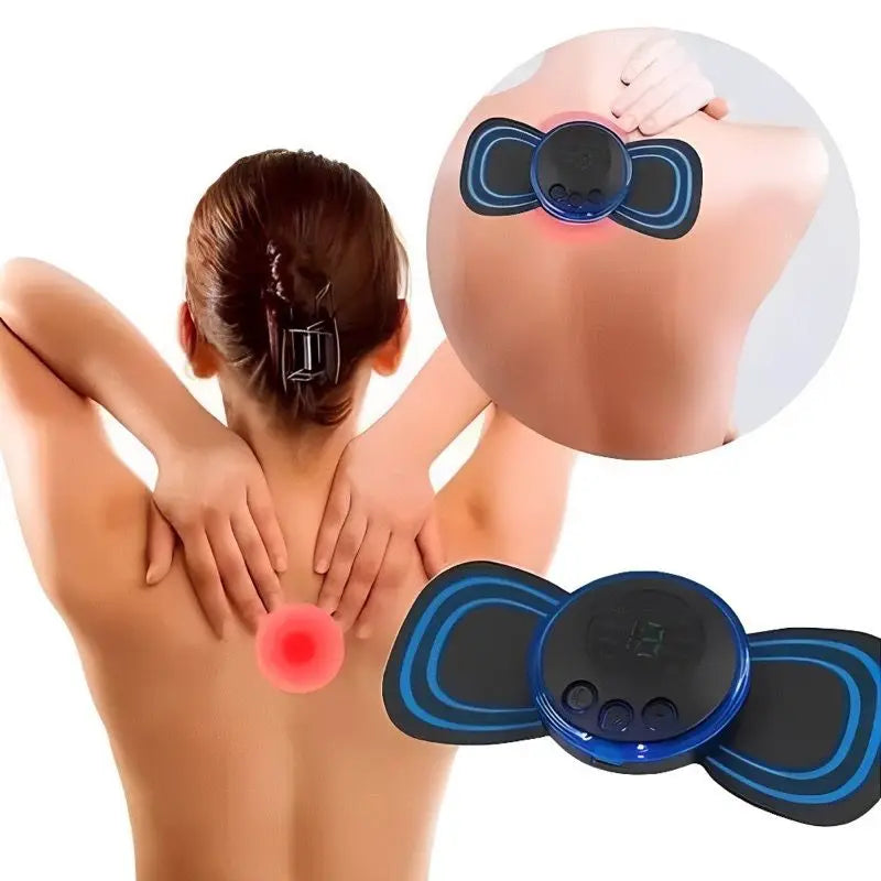 Kit Mini Massageador para as Costas + Tapete Massageador para os Pés