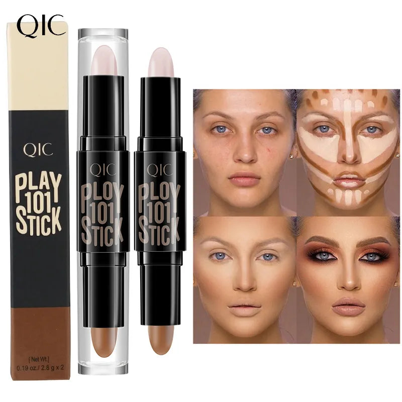 Caneta Makeup Prime e Iluminador QIC - 2 em 1